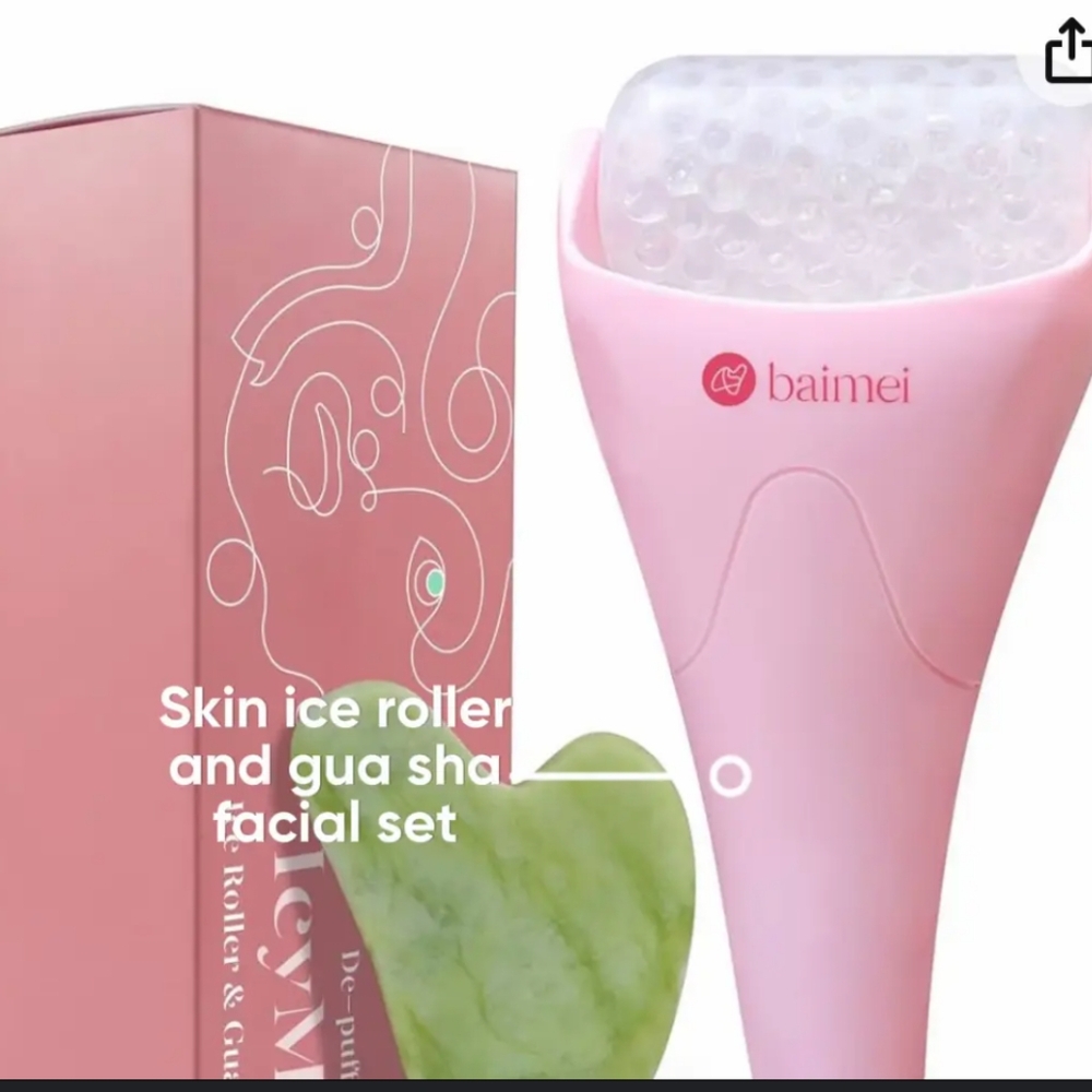 Ice roller and Gua Sha